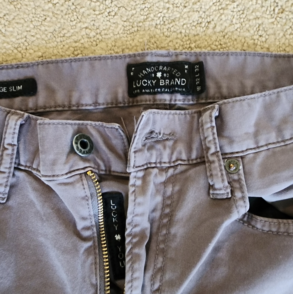 Lucky brand grey stretch jeans